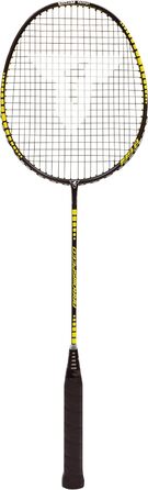 Бадмінтонна ракетка Talbot-Torro Arrowspeed 199.8, графіт-композит, Powerwaves, монолітна, чорна/неонова жовта