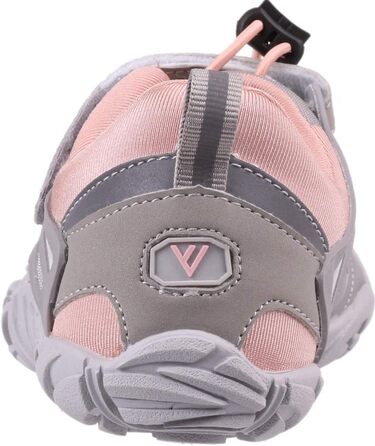 Жіночі трекінгові кросівки JOOMRA Minimaliste для піших прогулянок, 39.5 EU, сірий, рожевий