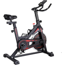 Велотренажер для дому Heimtrainer, 10 кг маховик, регульований опір, LCD-дисплей, вимірювач пульсу, тримач для пляшки та iPad, до 150 кг