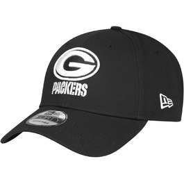 Кепка New Era 9Forty Adjustable NFL Green Bay Packers - Чорно-Біла
