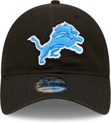 Кепка New Era NFL Core Classic 9TWENTY Detroit Lions чорного кольору, універсальний розмір, регульована