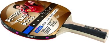 Настільна ракетка Butterfly Timo Boll Bronze, ITTF, для аматорів, дерев'яна ручка, комплект з 2 чохлами, м'ячами та додатковою ракеткою