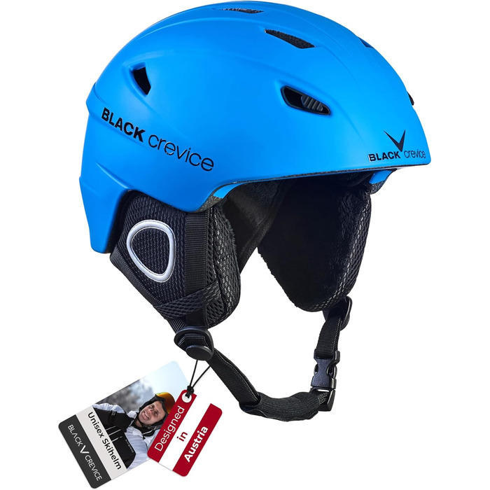 Шолом гірськолижний Black Crevice Kitzbühel I, полікарбонат, синій, регульований, для чоловіків та жінок