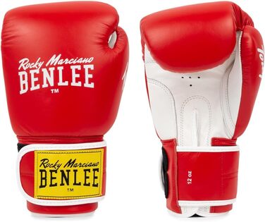Боксерські рукавички BENLEE з натуральної шкіри Tough 10 oz чорні