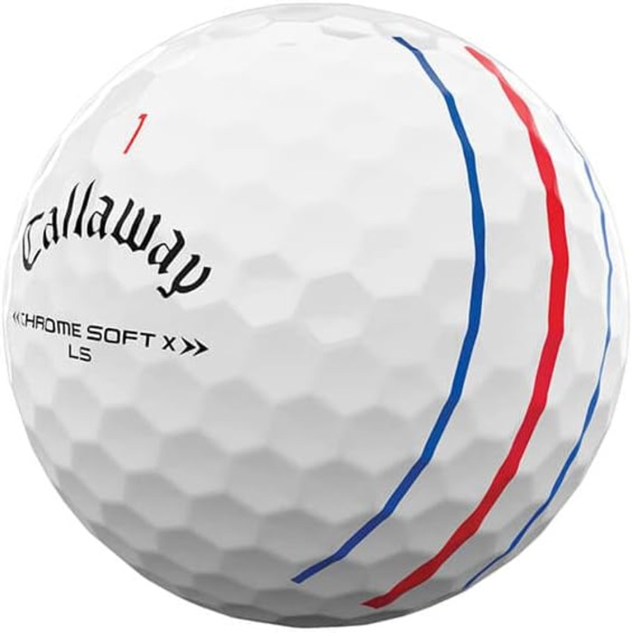 Гольф-м'ячі Callaway Chrome Soft X LS 2022, преміум якість
