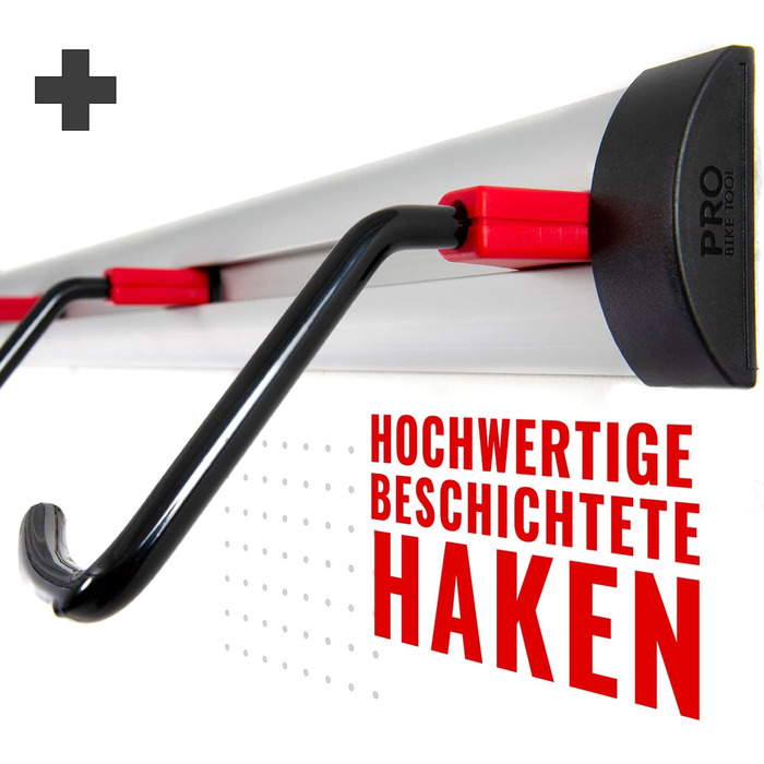 Настінна тримач для велосипедів PRO BIKE TOOL - 6 шт. - для гаража та квартири