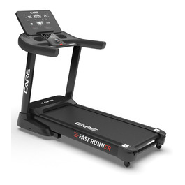 CARE FITNESS Fast Runner SP: Електричний біговий тренажер з регулюванням нахилу та складний - до 22 км/год, 20 рівнів нахилу, 57 програм, Kinomap