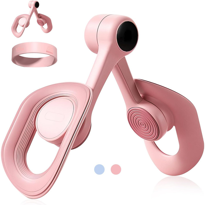 Тренування м'язів тазового дна та стегон для жінок: тренажер, фітнес для дому (рожевий)