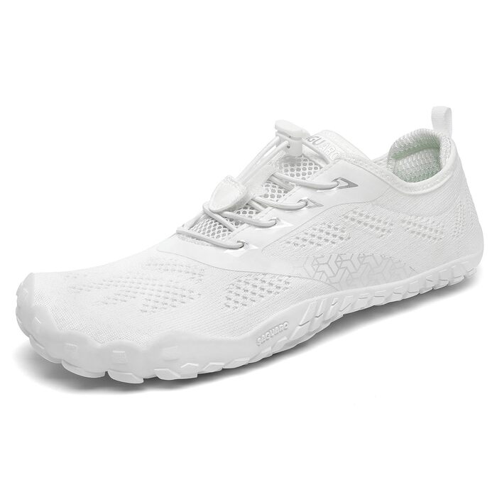 SAGUARO Unisex Барфут-кросівки для активного відпочинку та тренувань, білі (41 EU)