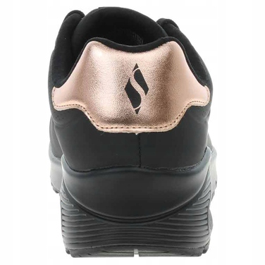 Жіночі кросівки SKECHERS UNO GOLDEN AIR, чорні, 38 EU