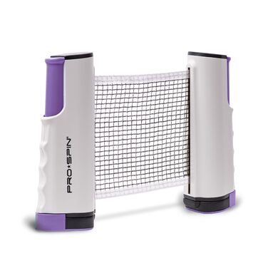 Сітка для настільного тенісу PRO-SPIN розкладна портативна - регульована довжина, фіолетовий колір