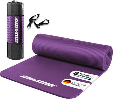 Килимок для тренувань Muawo Premium: фітнес, йога, гімнастика | антиковзаючий, товстий, довгий (190х100х1,5 см)