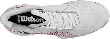 Тенісні кросівки Wilson KAOS Swift 1.5 для чоловіків (47 1/3 EU, білий, синій, червоний)