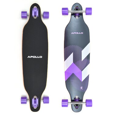 Longboard Apollo Makira Drop-Through для фрірайду та круїзингу з високошвидкісними підшипниками ABEC