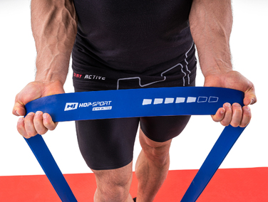 Резинка для фітнесу Hop-Sport 28-80кг HS-L064RR синя