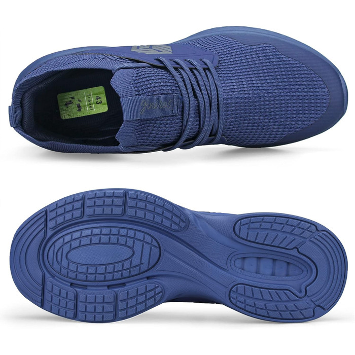 Чоловічі кросівки для ходьби та бігу Slip-On, не слизькі, дихаючі, легкі, для залу, темно-синій (41 EU)