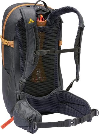 Туристичний рюкзак VAUDE Wizard 24+4, водовідштовхувальний, для жінок і чоловіків, зручна спинка, багато відділень, чорний/умбра