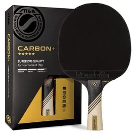 Ракетка для настільного тенісу STIGA Carbon+ (7 шарів, карбон, червона) - професійна для турнірів