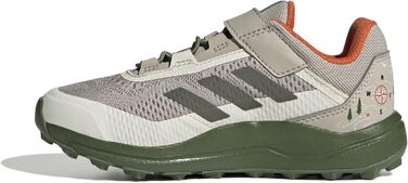 Кросівки для трейлраннінгу adidas Terrex Disney Agravic Flow, Unisex, 34 EU, Wonder Beige Olive Strata Orange