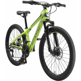 Дитячий гірський велосипед BIKESTAR 24 дюйми, 21 швидкість Shimano, алюмінієва рама, дискові гальма, від 9 років