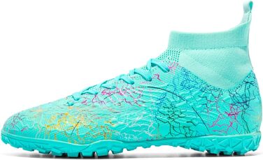 Футбольні бутси KUUK для штучного поля та залу: чоловічі, дитячі, для тренувань, AG, FG, TF, білі, зелені (40 EU)