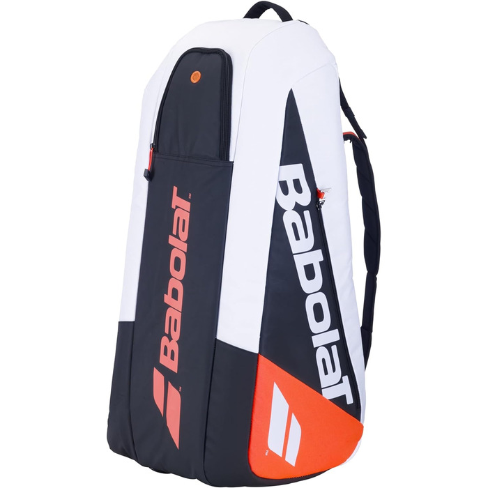 Тенісна сумка Babolat Pure Strike 4-го покоління на 6 ракеток, біло-червона