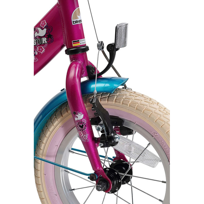 Дитячий велосипед BIKESTAR Classic 12 дюймів для дівчаток від 3 років