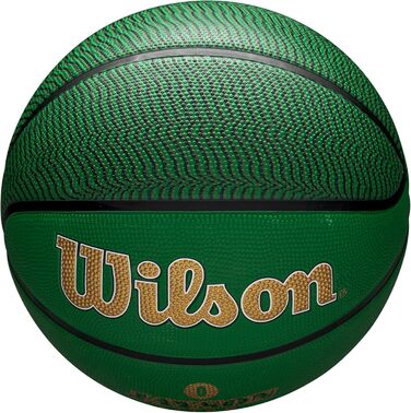 М'яч для баскетболу Wilson NBA Player Icon, розмір 3 та 7, зелений/білий