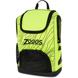 Рюкзак Zoggs Planet R-PET 33 л жовто-чорний, для плавання, екологічний