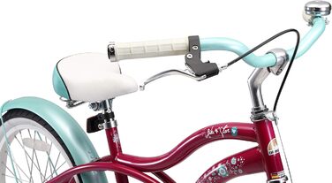 Дитячий велосипед BIKESTAR 20/24 дюйми для хлопчиків та дівчаток від 6 років | Велосипед круїзер | Тест без ризику (фіолетовий)