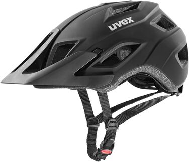 Велошолом UVEX Access для MTB, універсальний, регульований розмір 57-62 см, чорний матовий, оптимізована вентиляція для чоловіків і жінок