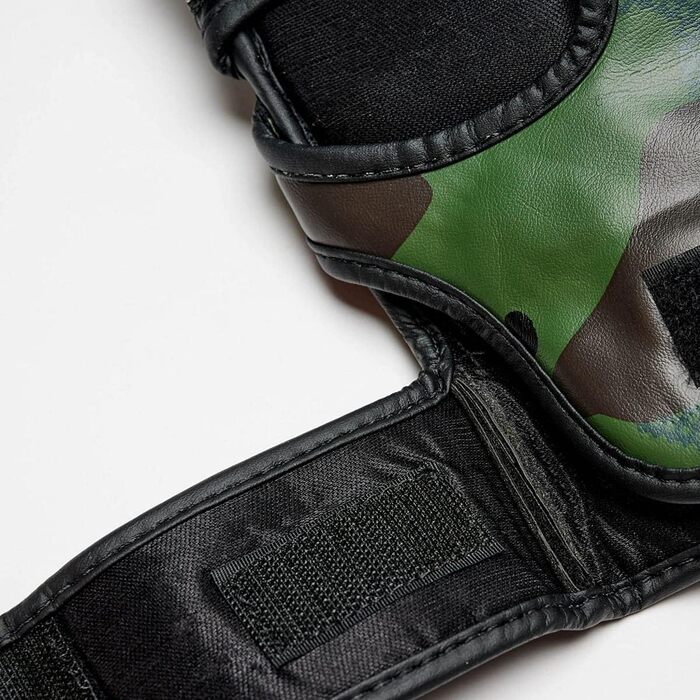 Рукавички для MMA Leone 1947 Mimetic Camo Зелені XL, тренувальні рукавички для греплінгу та фріфайту