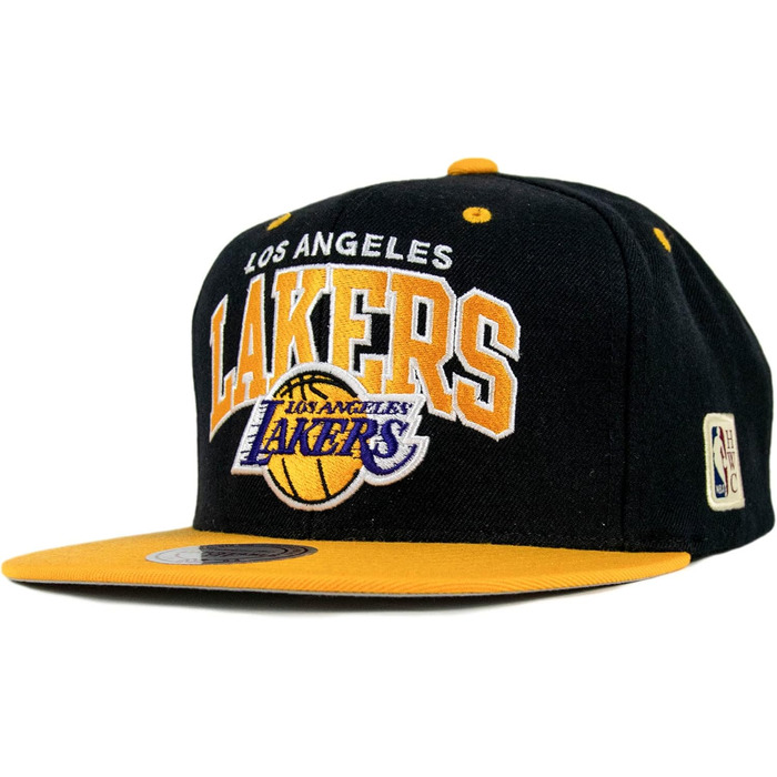 Кепка Mitchell & Ness Team Arch Snapback NBA Los Angeles Lakers, універсальний розмір