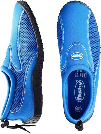 Жіночі душові таласачки Fashy Cubagua Aqua-Schuh 7588 53, блакитно-чорні, 37 EU