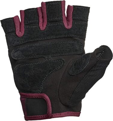 Жіночі вантажні рукавички Harbinger Flexfit з шкіряною підкладкою, для силових тренувань (1 пара), Merlot
