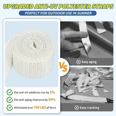 Волейбольне сітка для басейну з фіксатором, регульована довжина 4,6-7,9 м, універсальна, захист від УФ, водонепроникна та довговічна