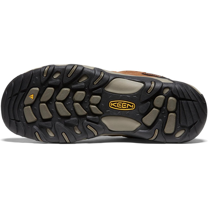 Чоловічі водонепроникні трекінгові черевики KEEN Headout Low Height - Bison Fossil Orange, 45 EU