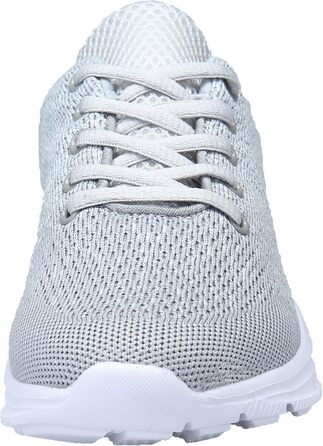 Кросівки для бігу та фітнесу: дихаючі, легкі, сірі, 44 EU (для чоловіків та жінок)