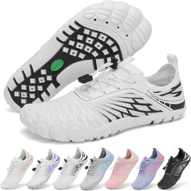 Жіночі шльопанці/сланці Saguaro для плавання та відпочинку, дихаючі, швидковисихаючі, широка передня частина, розмір 35-43, білі