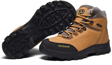 Чоловічі зимові черевики для трекінгу та хайкінгу, водонепроникні, з утеплювачем, неслизькі (42 EU, Хакі)