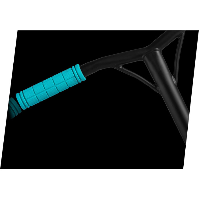 SOKE Evo: Скутер для екстремального катання в скейтпарку – ABEC-9 підшипники з вуглецевого волокна, сталеві, PU-колеса 88A, Y-образний кермо з TPR-покриттям, алюмінієва дека (чорний/синій)