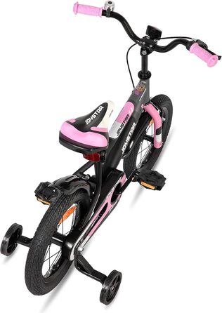 Дитячий велосипед JOYSTAR Berry 12/14/16/20 дюймів для хлопчиків і дівчаток 2-4 років з допоміжними колесами, зелений, рожевий, білий