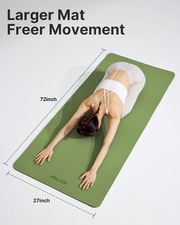 Йогамат YOTTOY: неслизька, міцна, з натурального каучуку, з ремінцем та сумкою