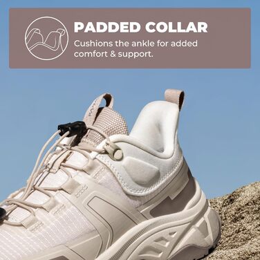 Жіночі трекінгові черевики NORTIV 8 - легкі, дихаючі, для хайкінгу та роботи, розмір 40.5 EU, колір хакі