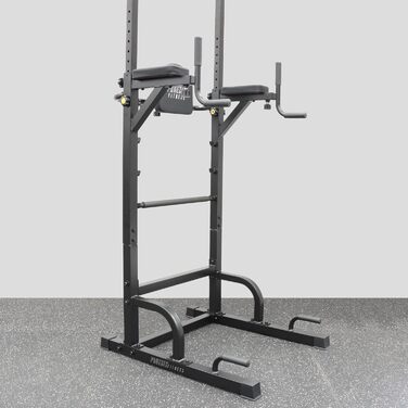 Силова вежа Phoenix Fitness Power Tower, турнік, бруси та стійки для віджимань, багатофункціональний тренажер для дому, чорний
