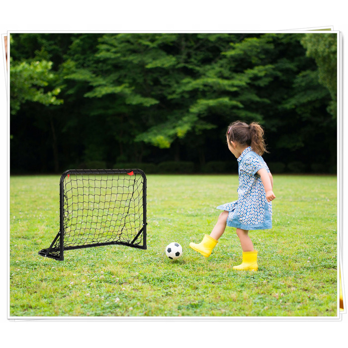 Набір із 2-х переносних складаних сталевих футбольних воріт Xboost, 61x46 см