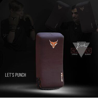 Мішок-лапа Mytra Fusion вигнутий для Муай Тай, ММА, боксу, кікбоксингу, тхеквондо, єдиноборств, тренувальний, 1 шт.