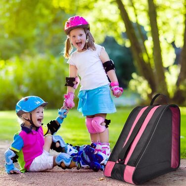 Сумка для роликових ковзанів/лиж, з регульованим ремінцем, дихаюча, для жінок, чоловіків, дітей