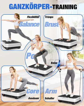 Віброплатформа для жінок HomeFitnessCode Mini - тренажер для дому для схуднення та м'язового розвитку, чорний