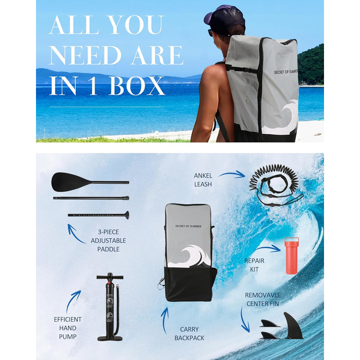 Надувний SUP (Stand Up Paddle Board) 15'2